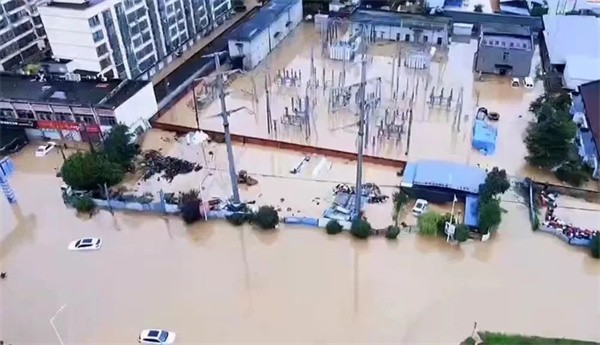“8•21”陕西省汉中市勉县特大暴雨后，6.7万余户客户已恢复供电