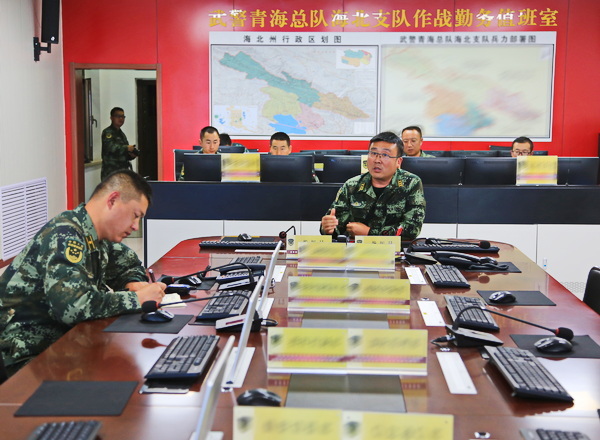 武警海北支队参与处置祁连县洪涝灾害抢险行动