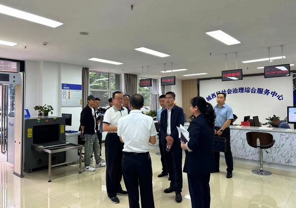 青海省司法厅副厅长潘志刚调研指导城西区社会治理综合服务中心运行情况