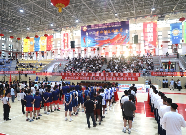 第四届中西部篮球联赛在青海民和开赛